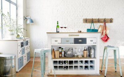 Un bar en casa con alma vintage: cómo crear el rincón más divertido de tu hogar